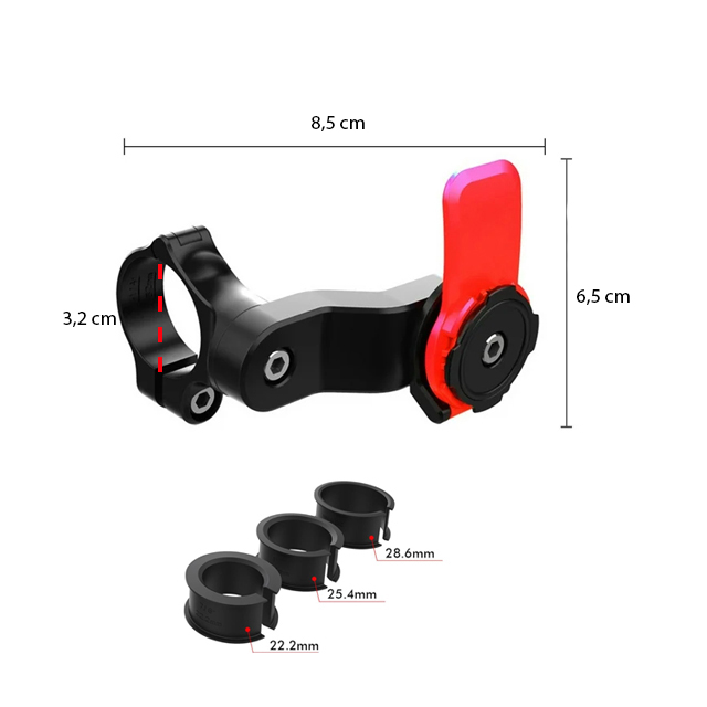 KNMASTER TT-700 TÜM MOTOSİKLETLERLE UYUMLU TELEFON TUTUCU